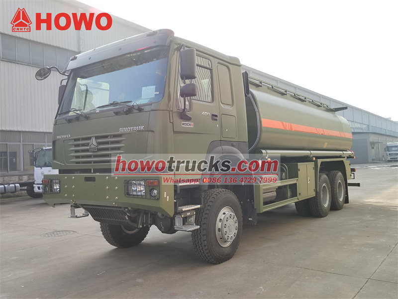 HOWO 6×6 oil tanker truck for sale