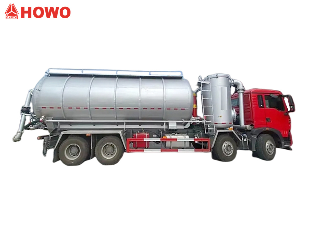 HOWO 25000L Pneumatic Suction & Discharge Tanker