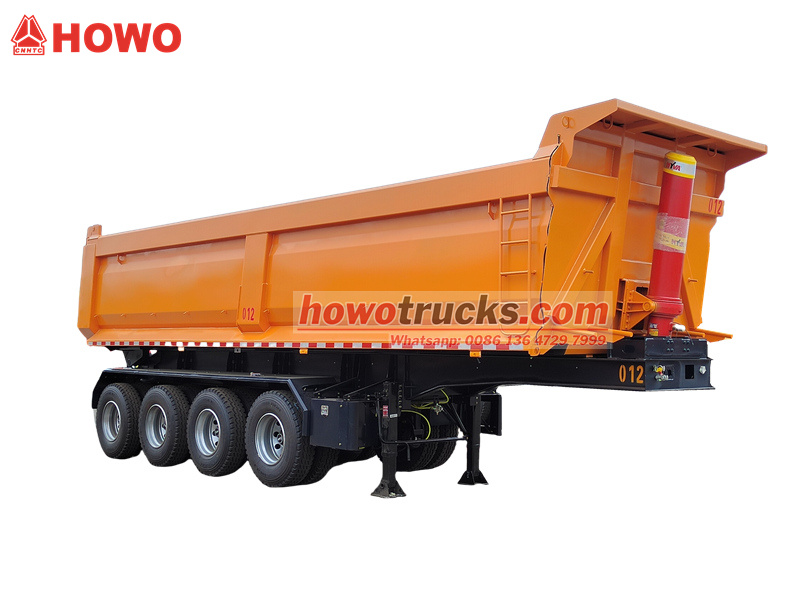  new 4 axle 6000CBM tipper body trailer