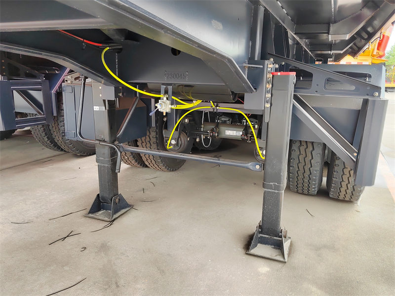 Heavy Duty 4 Axles Tipper Semi Trailer