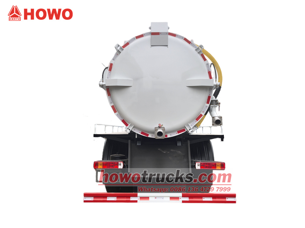 HOWO 6x4 15cbm vacuum suction truck