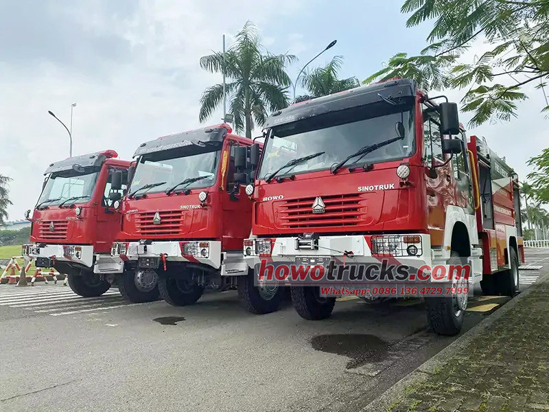 HOWO 4x4 offroad fire engine