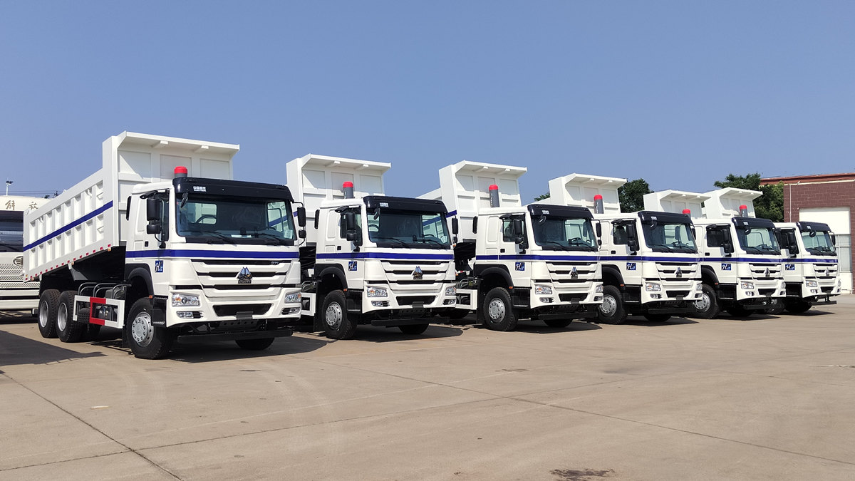 Клієнт із Саудівської Аравії оглядає самоскид HOWO 20 тонн