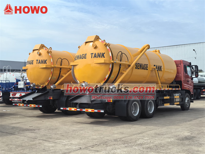 SINOTRUK HOWO sewage tank trucks for export