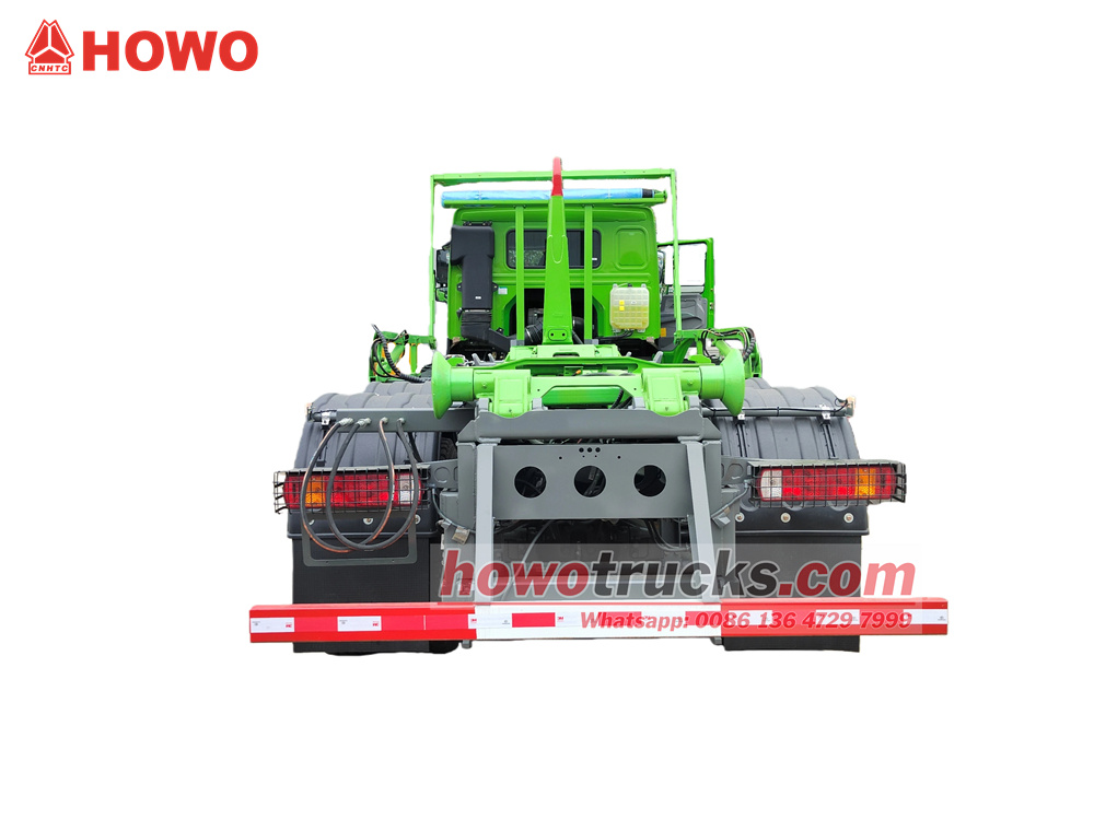 HOWO 8X4 RHD 26T hook arm garbage truck 
