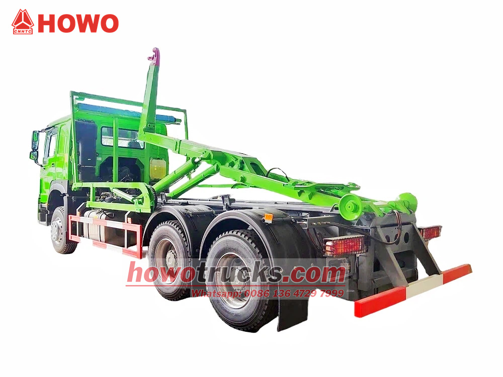 Howo RHD truck mounted Hookloader sheeting system