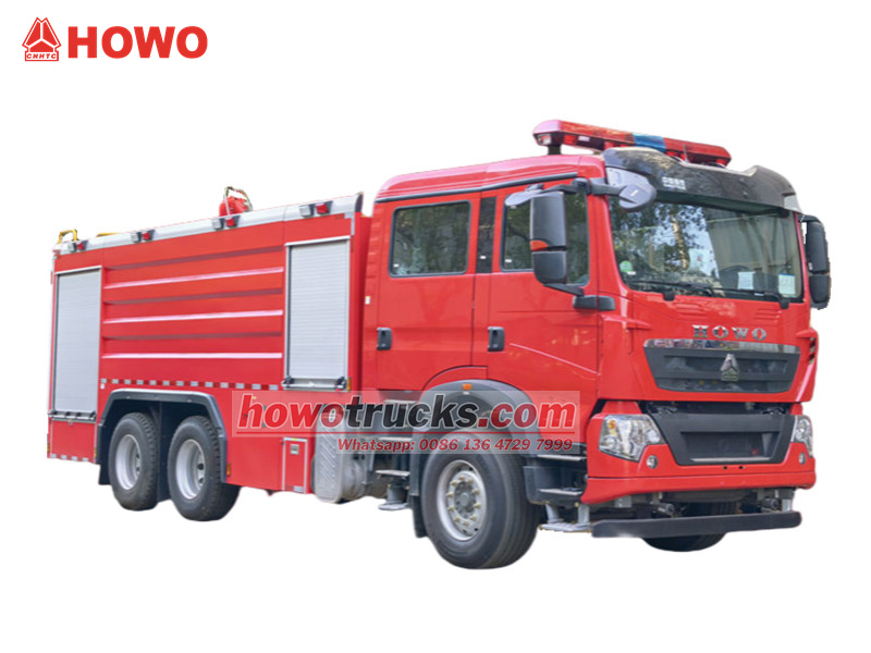 HOWO 6×4 foam fire truck