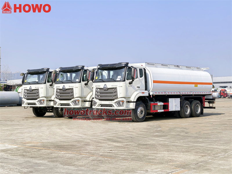 Howo heavy 25000L fuel tank truck