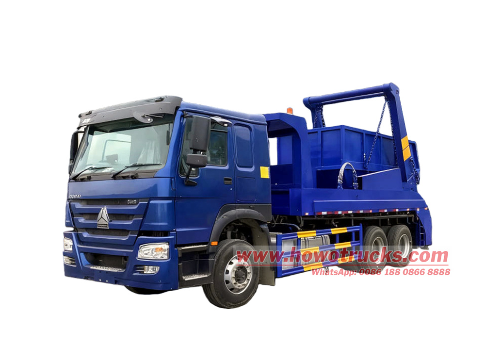 HOWO Skip Bin Loader Garbage Truck