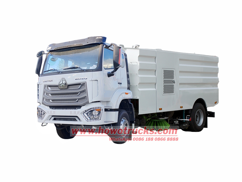  Howo sweeper cleaning truck