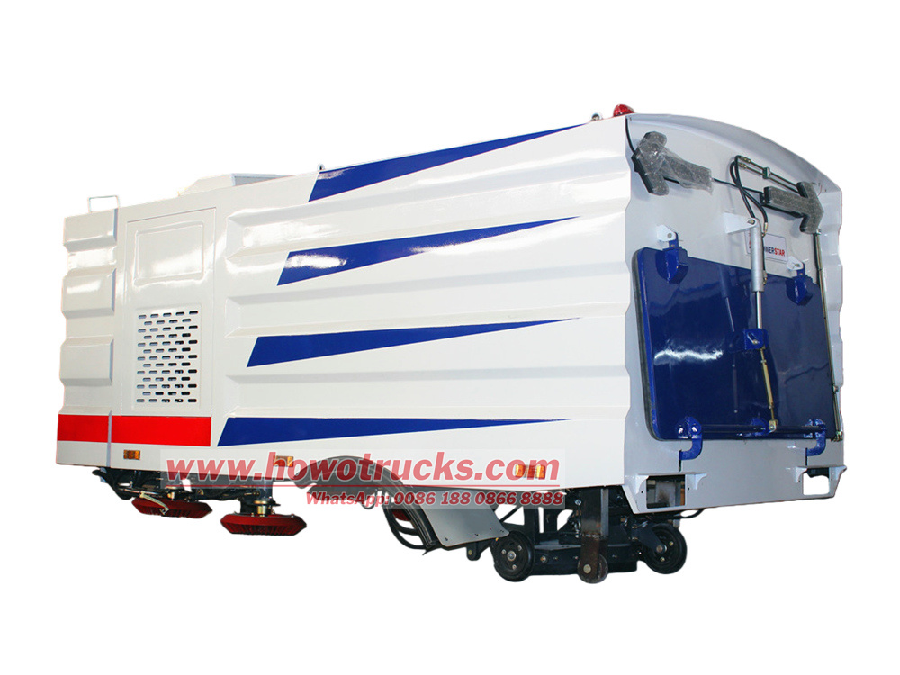 HOWO road sweeper truck upper body