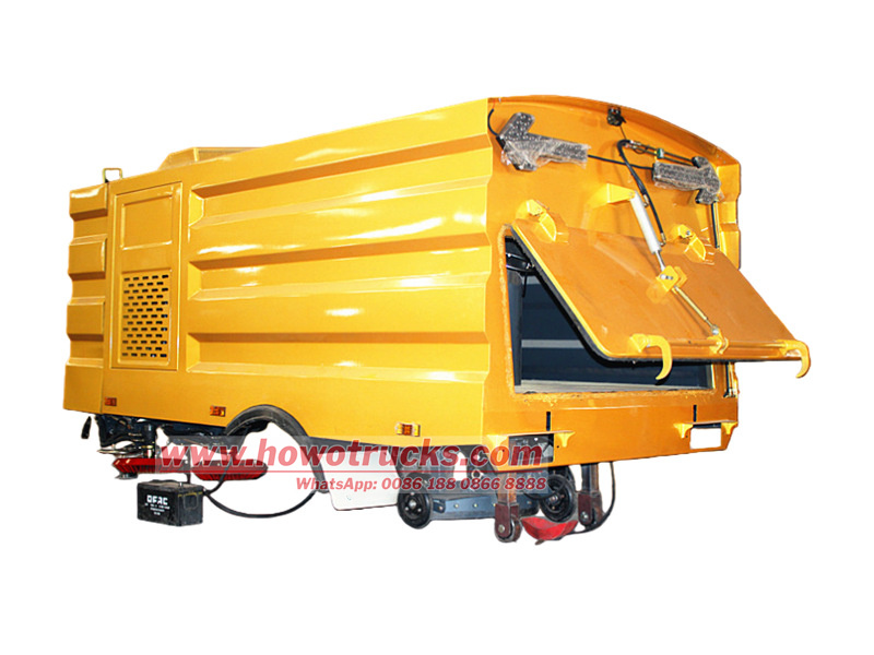 howo road sweeper truck upper body
