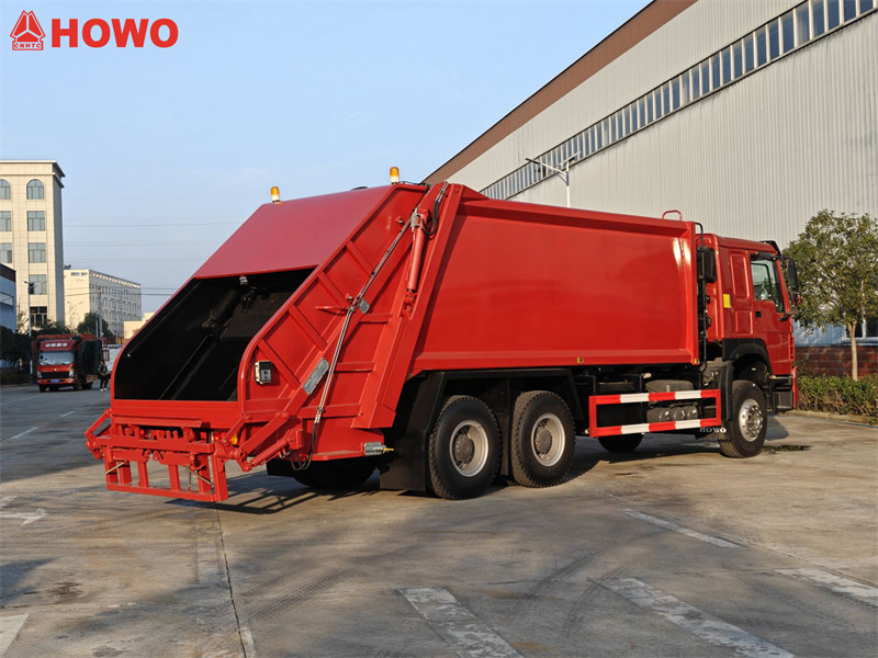 Howo garbage compactor truck