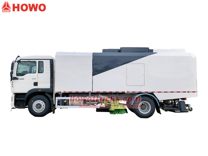 Howo TX vacuum sweeper truck Howo TX vacuum sweeper truck