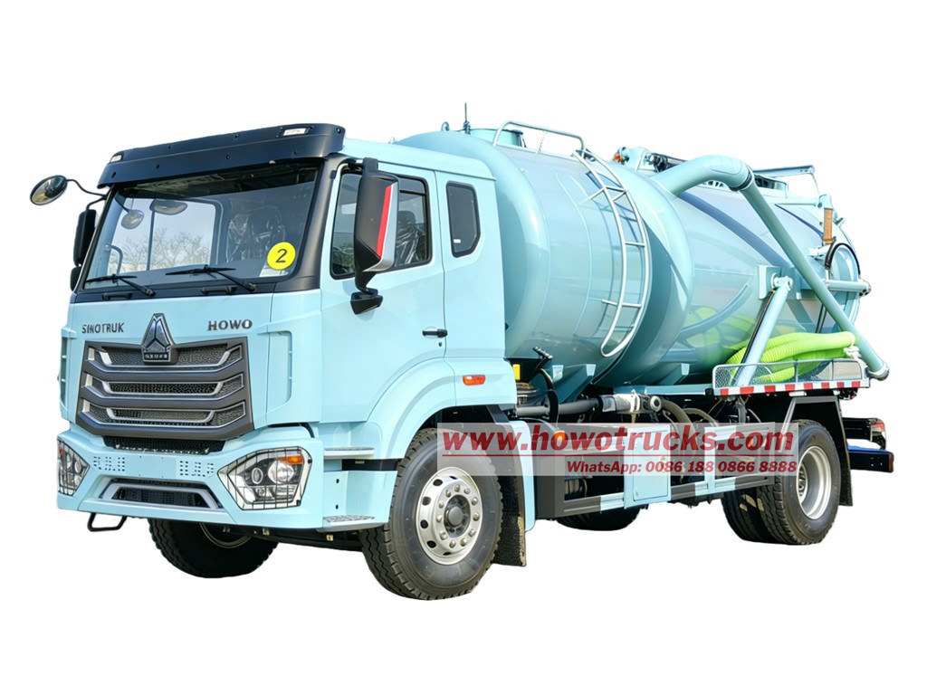 HOWO NX combined water jetting vacuum truck HOWO NX combined water jetting vacuum truck