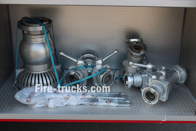 HOWO WATER FOAM FIRE TRUCK EQUIPMENT LIST