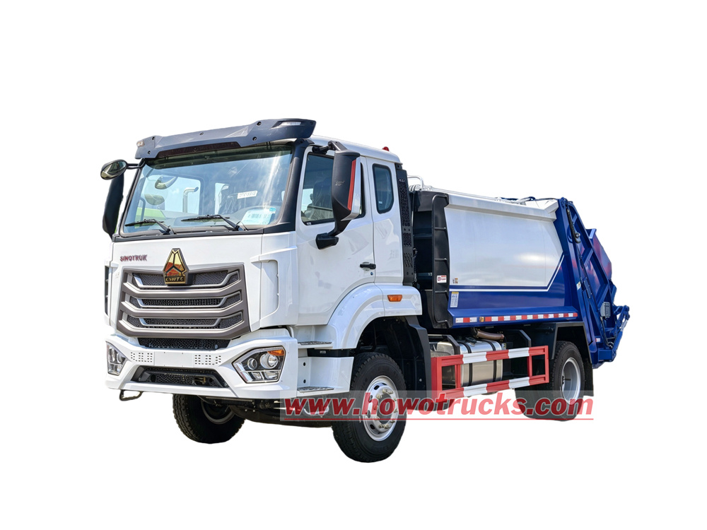 HOWO 14 cbm large rear compaction vehicle HOWO 14 cbm large rear compaction vehicle