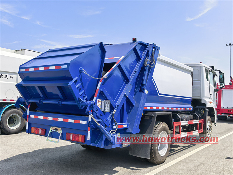 HOWO 14cbm rear lifting garbage truck HOWO 14cbm rear lifting garbage truck