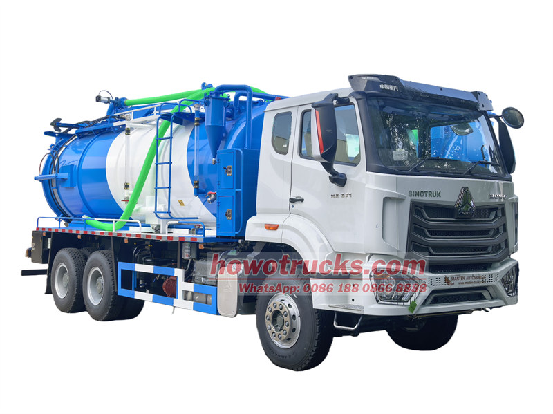 HOWO NX cleaning sewage tank truck HOWO NX cleaning sewage tank truck